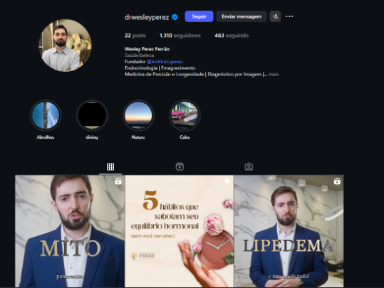 Perfil de Dr. Wesley Perez