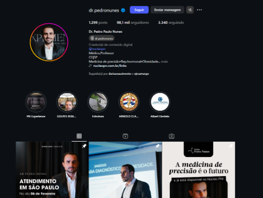 Perfil de Dr. Pedro Nunes